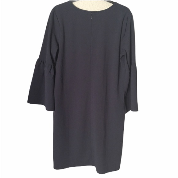 Banana Republic Blue 3/4 Bell-Sleeve Shift Dress - Picture 3 of 5